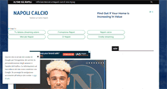 Desktop Screenshot of napolicalcio.net